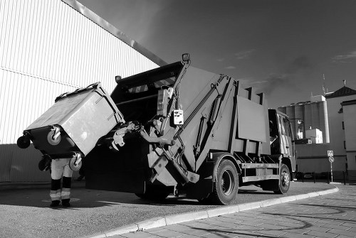Recycling furniture at an Erith recycling center