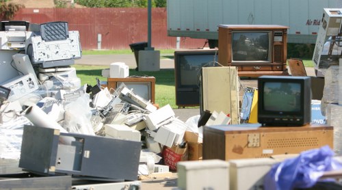 Erith office clearance professionals sorting office materials